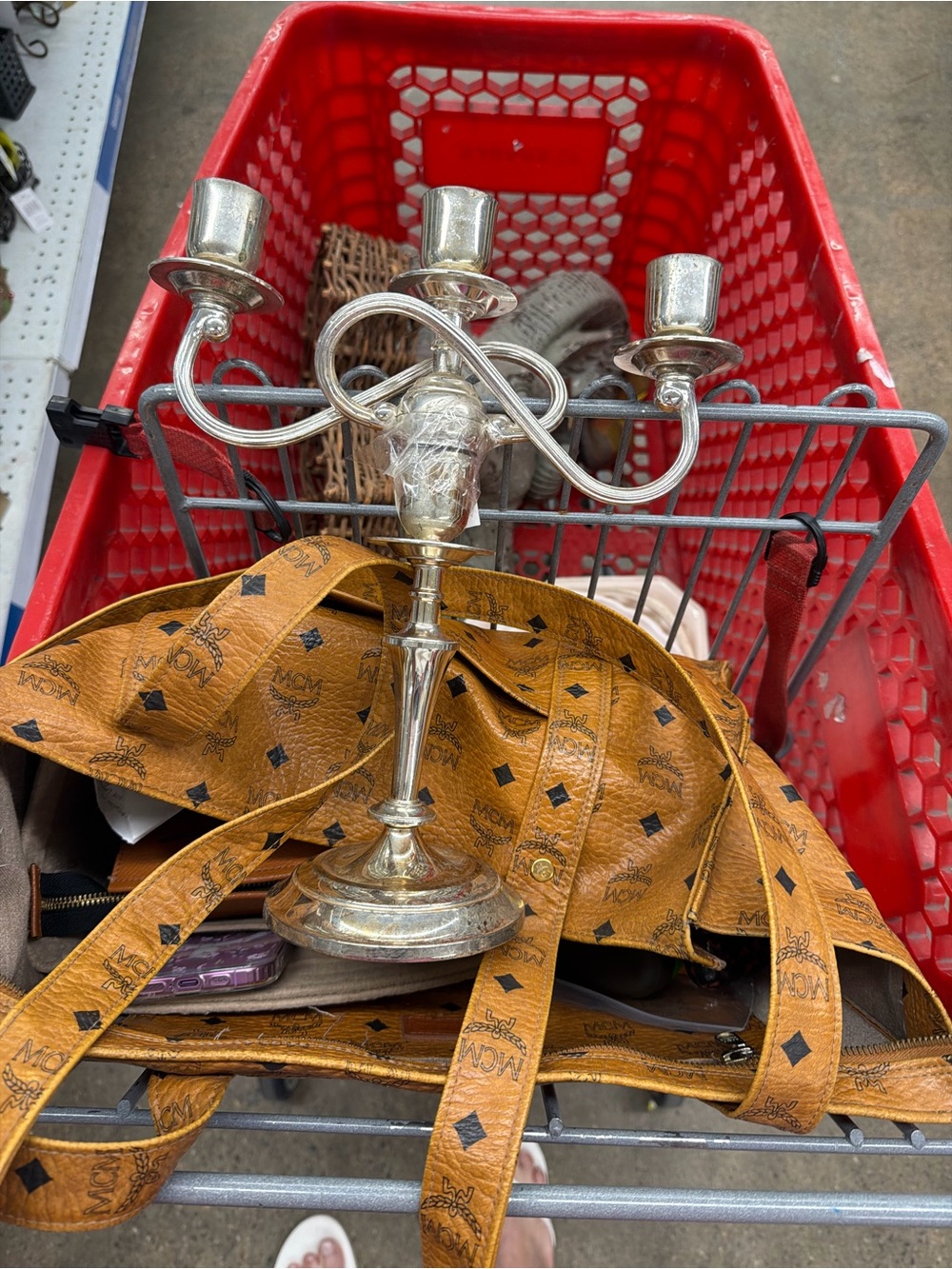 Silver Metal 3-Arm Candelabra - Reserved for Kelly ❤️